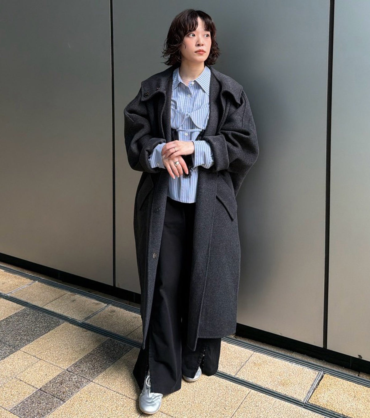 Hooded Double-Face Coat