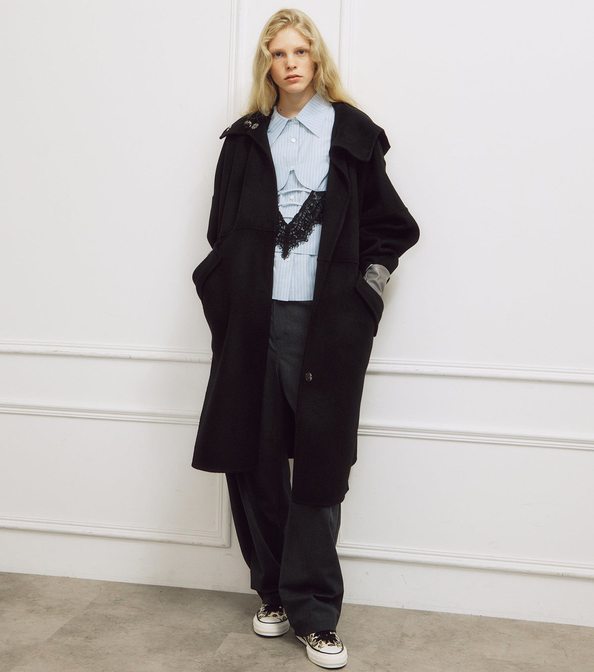 Hooded Double-Face Coat