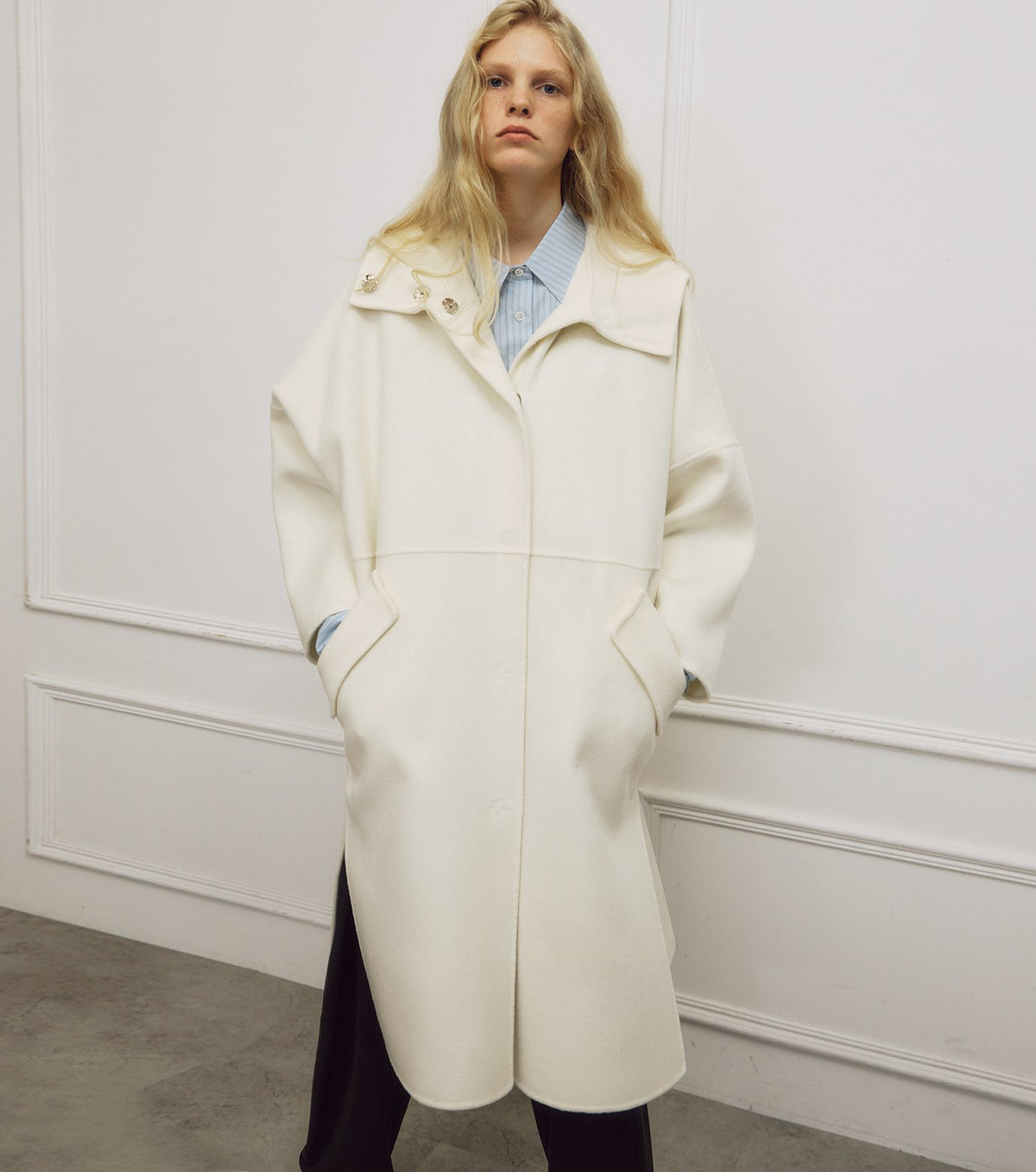 Hooded Double-Face Coat