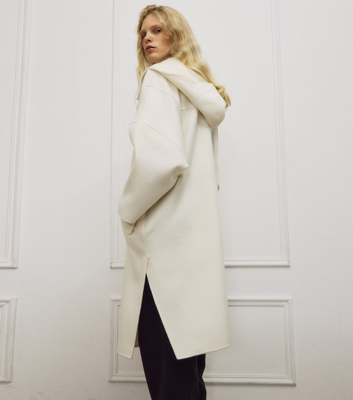 Hooded Double-Face Coat