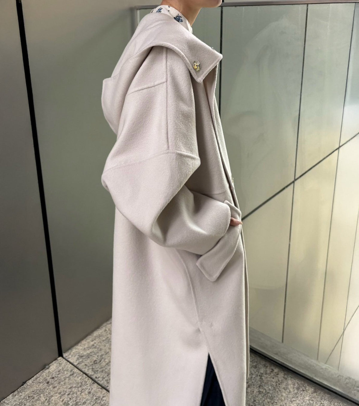 Hooded Double-Face Coat