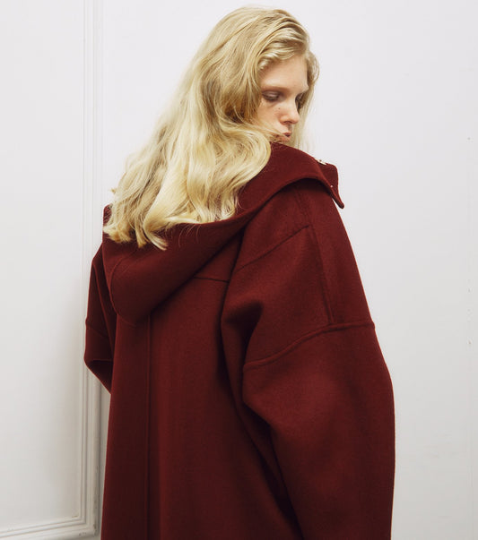 Hooded Double-Face Coat
