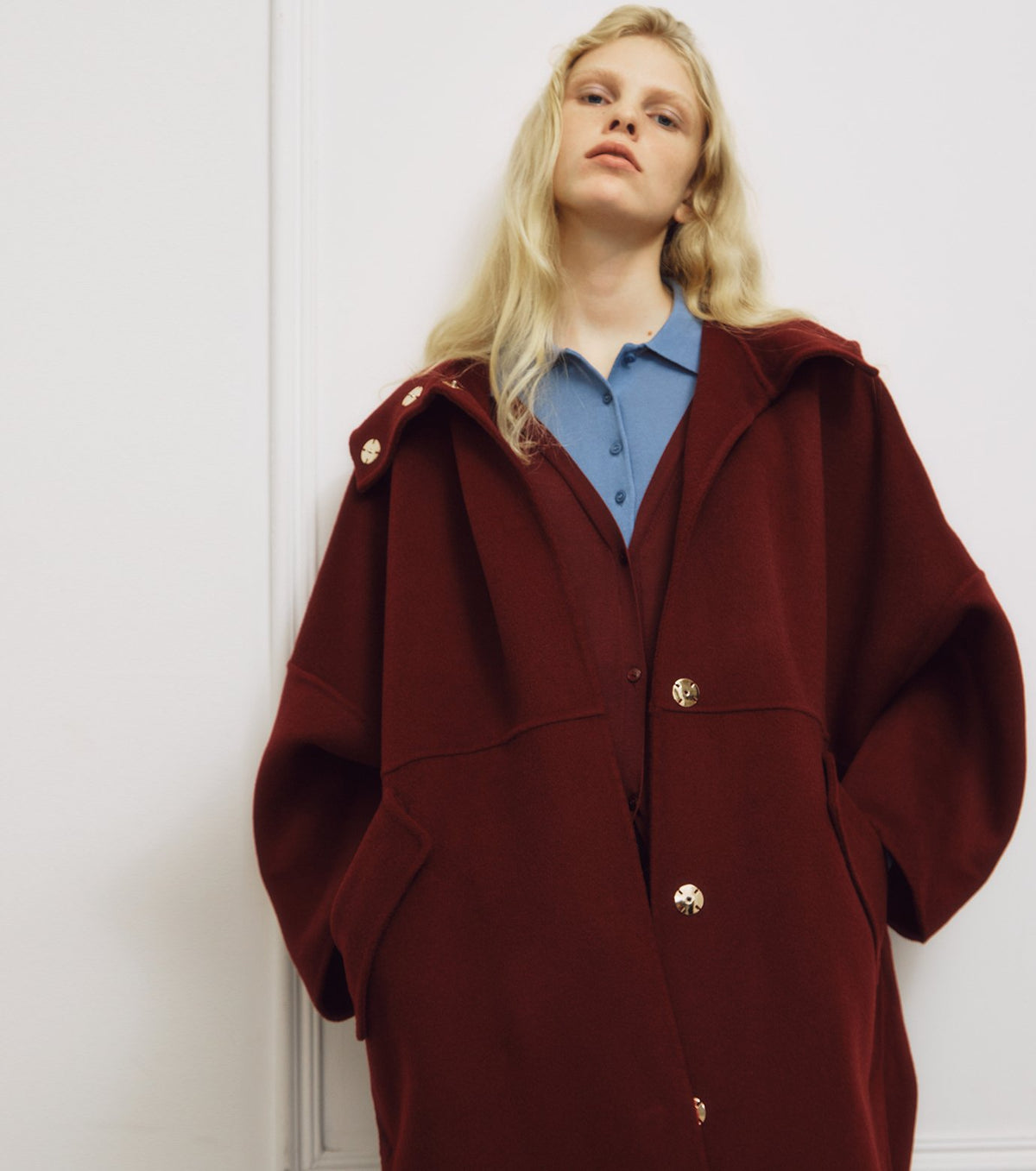 Hooded Double-Face Coat