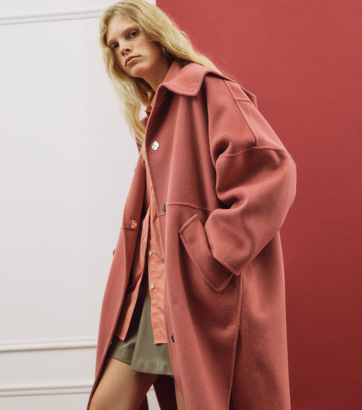Hooded Double-Face Coat