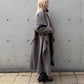 Draped Shawl Collar Coat