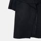 Draped Shawl Collar Coat