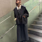 Double-Face Cropped Peacoat