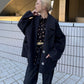 Double-Face Cropped Peacoat