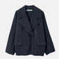 Double-Face Cropped Peacoat