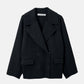 Double-Face Cropped Peacoat
