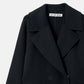 Double-Face Cropped Peacoat