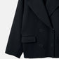 Double-Face Cropped Peacoat