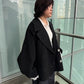 Double-Face Cropped Peacoat