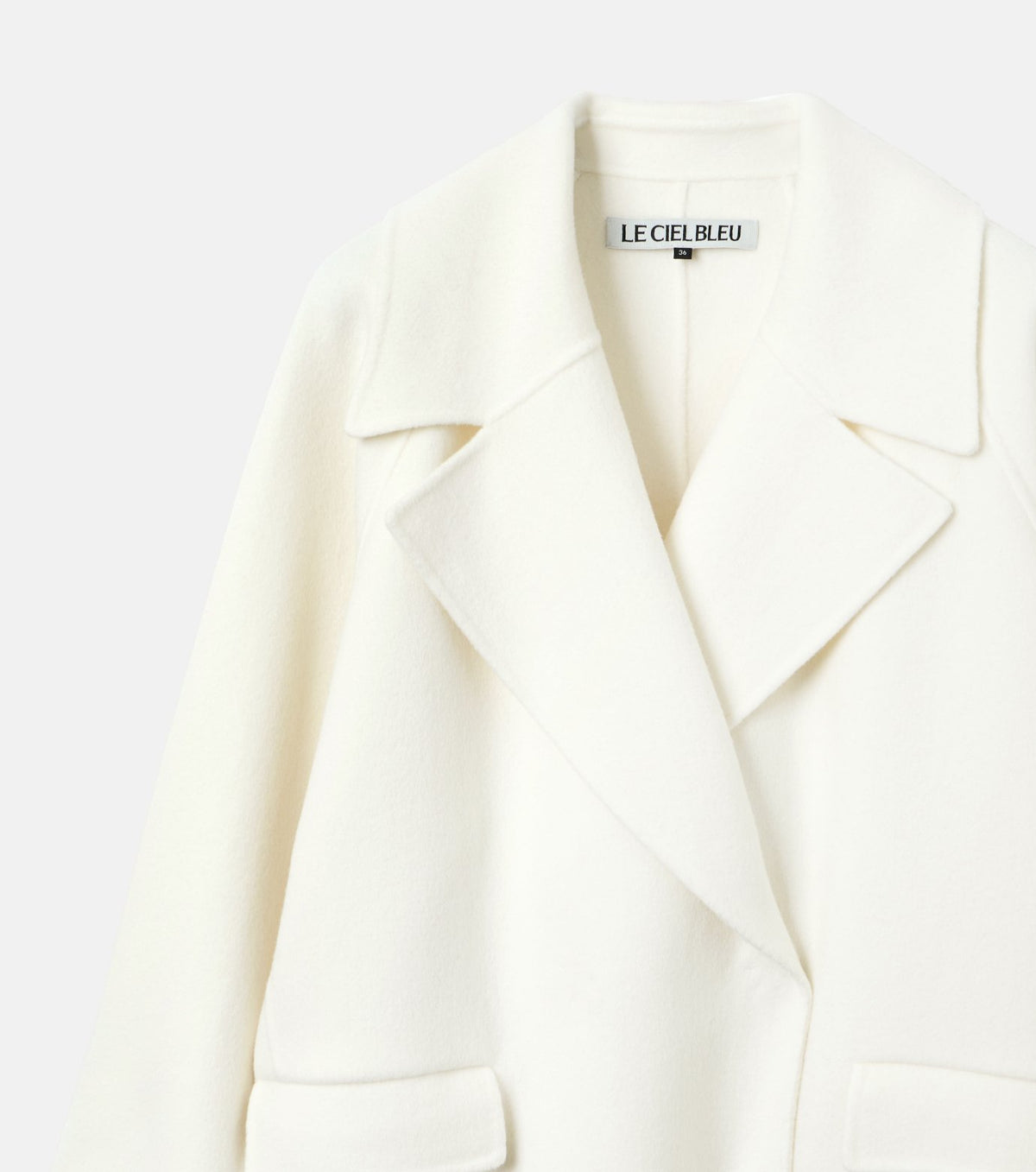Double-Face Cropped Peacoat