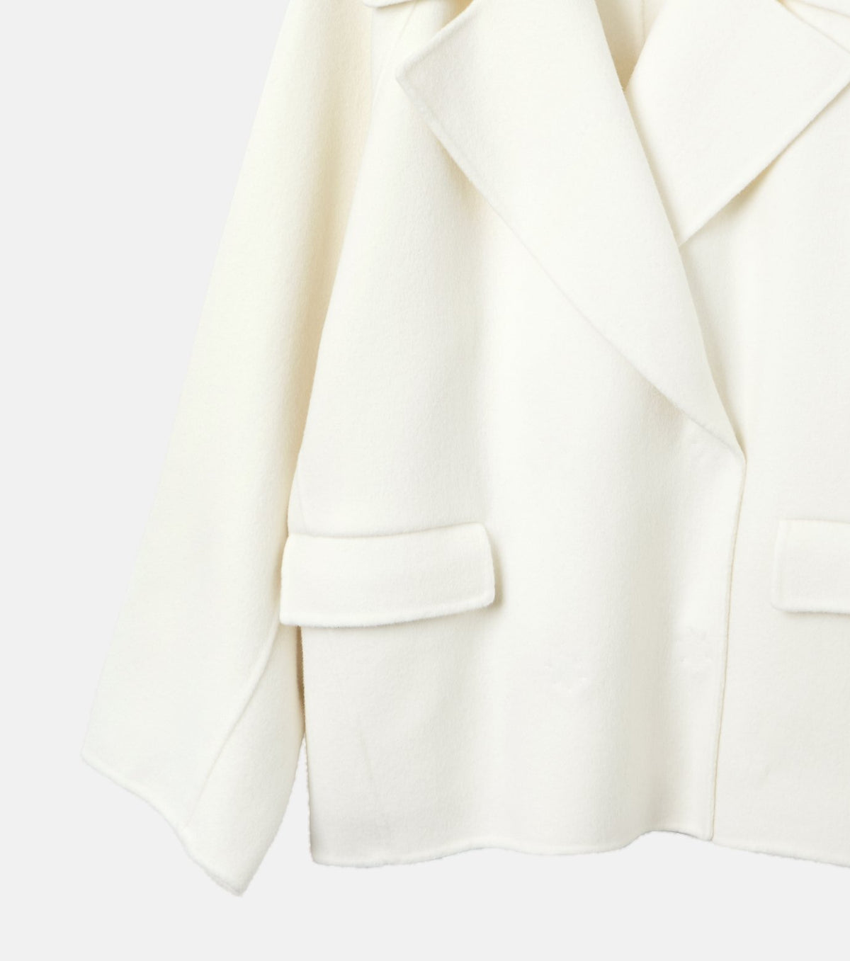 Double-Face Cropped Peacoat