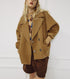 Double-Face Cropped Peacoat