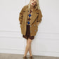 Double-Face Cropped Peacoat