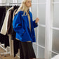 Double-Face Cropped Peacoat