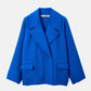 Double-Face Cropped Peacoat