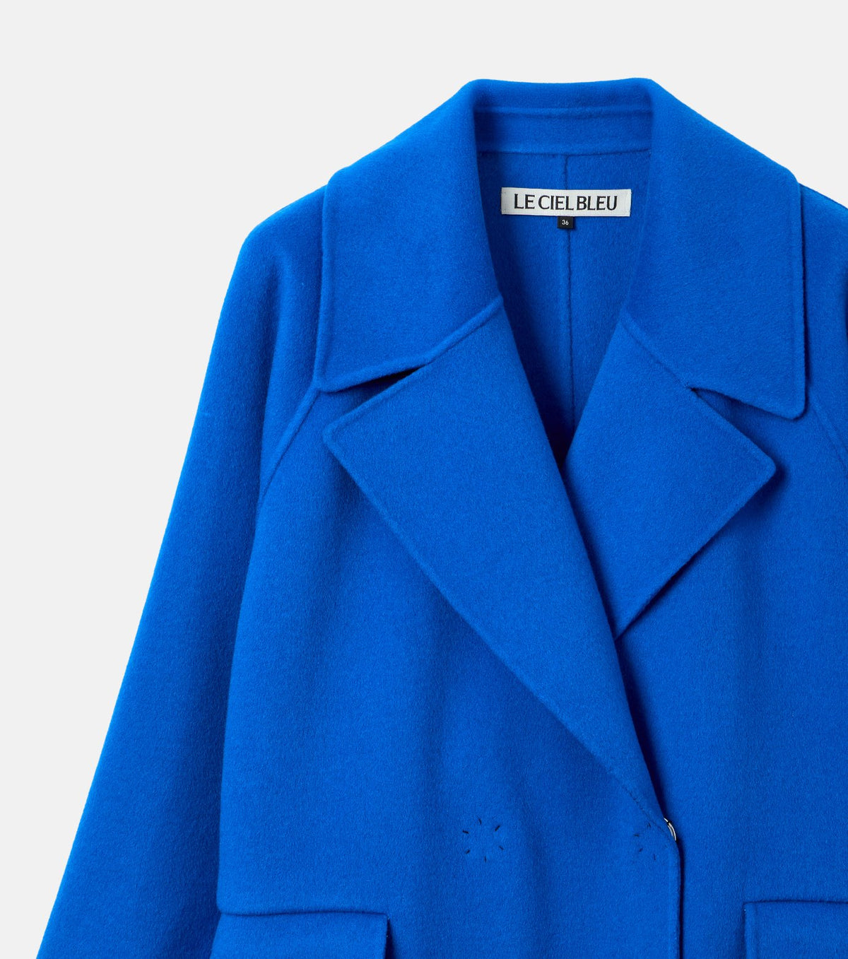 Double-Face Cropped Peacoat