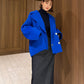 Double-Face Cropped Peacoat