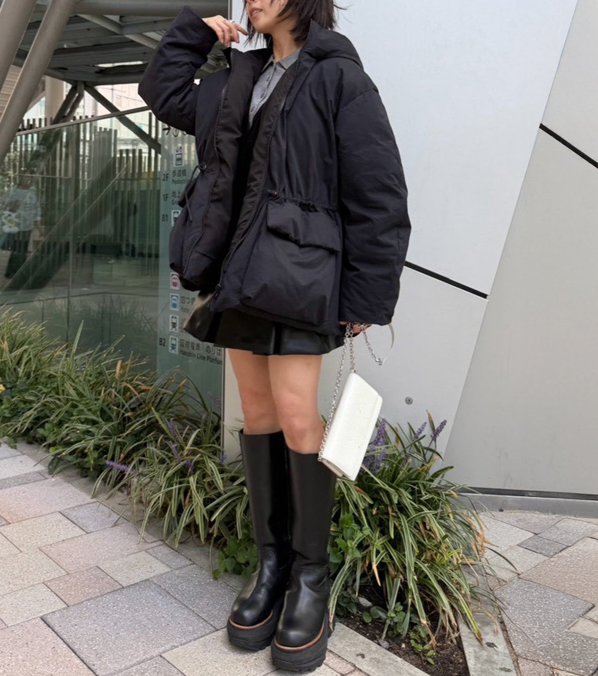Brushed Taffeta Down Jacket