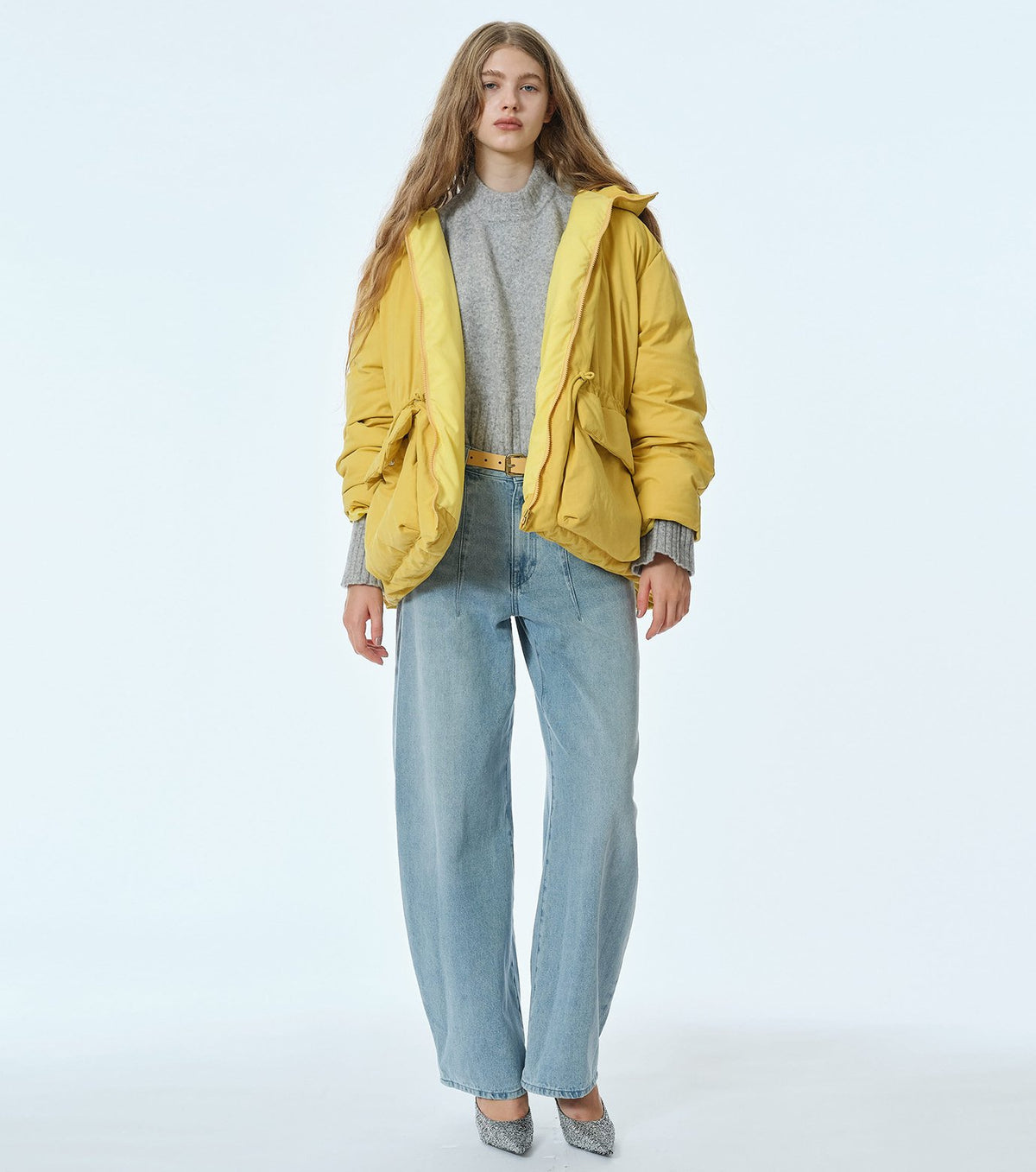 Brushed Taffeta Down Jacket