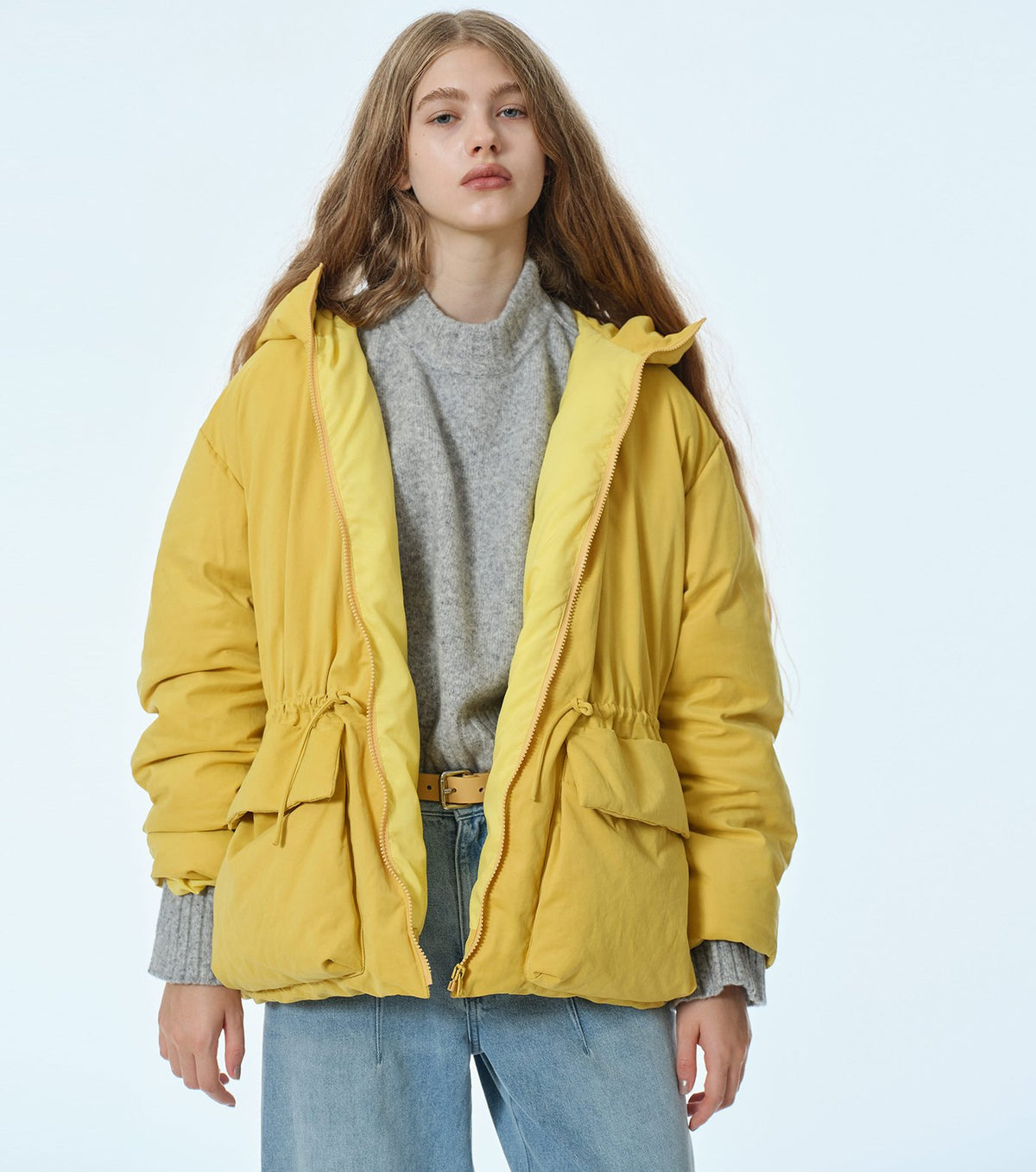Brushed Taffeta Down Jacket