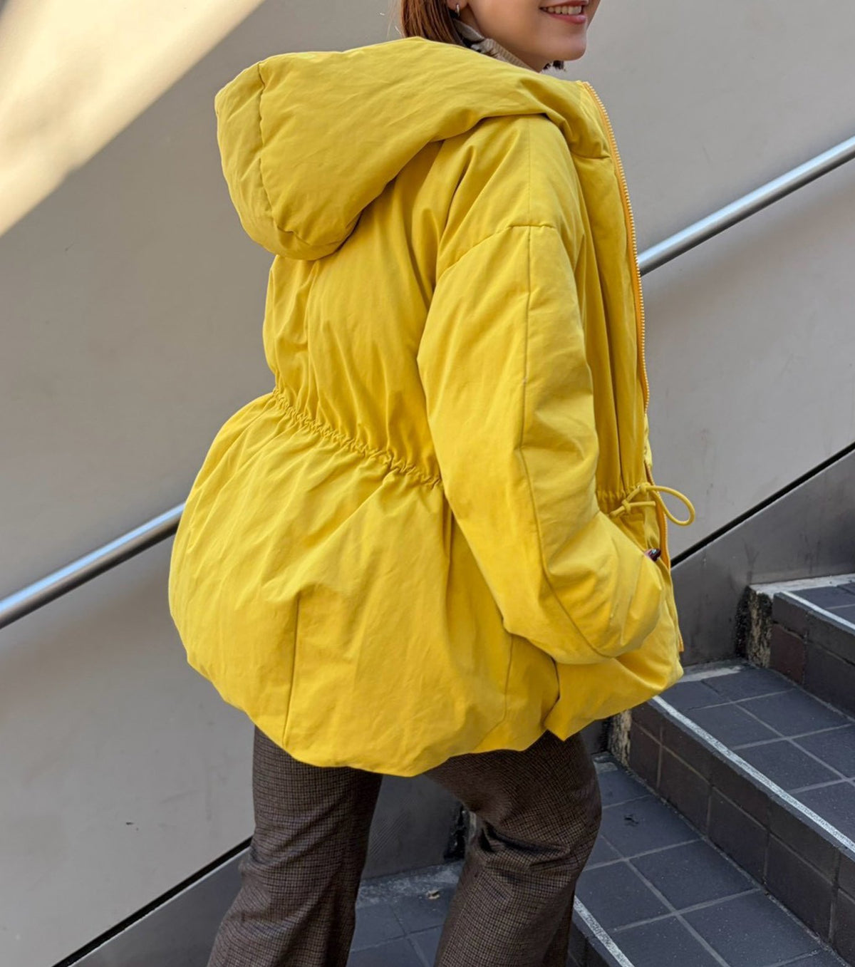 Brushed Taffeta Down Jacket