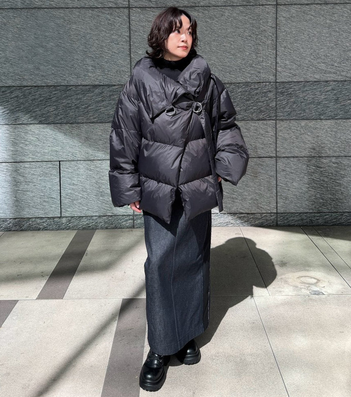 Lightweight Asymmetric Down Jacket
