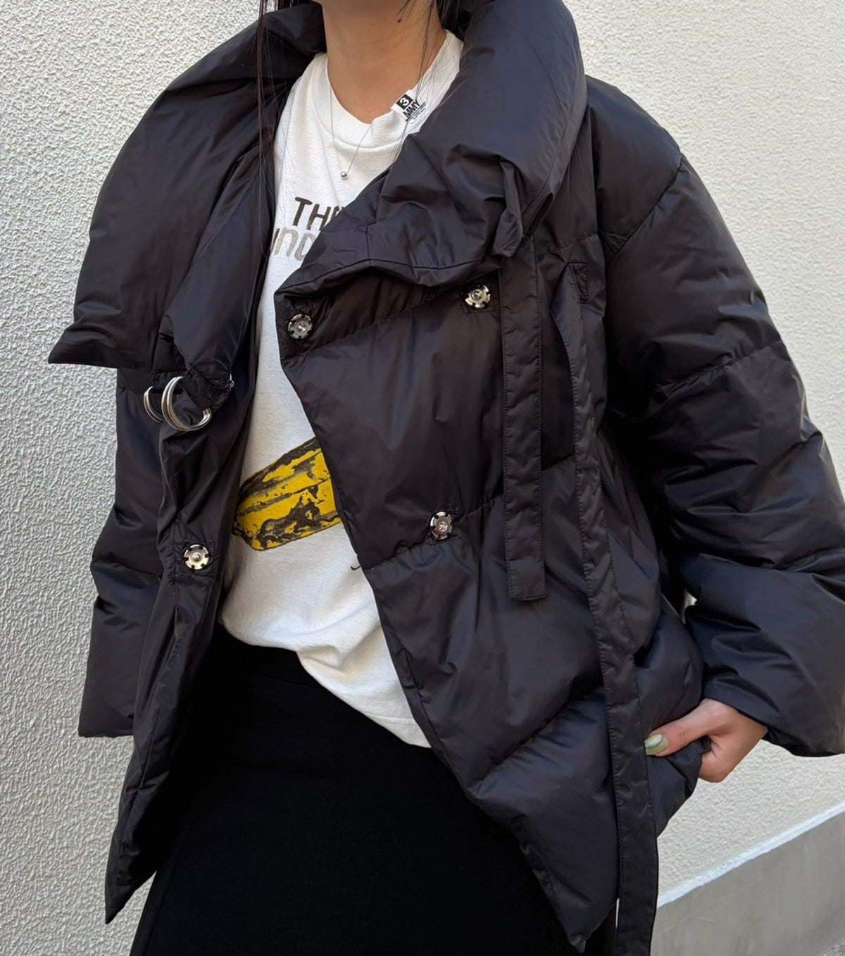 Lightweight Asymmetric Down Jacket