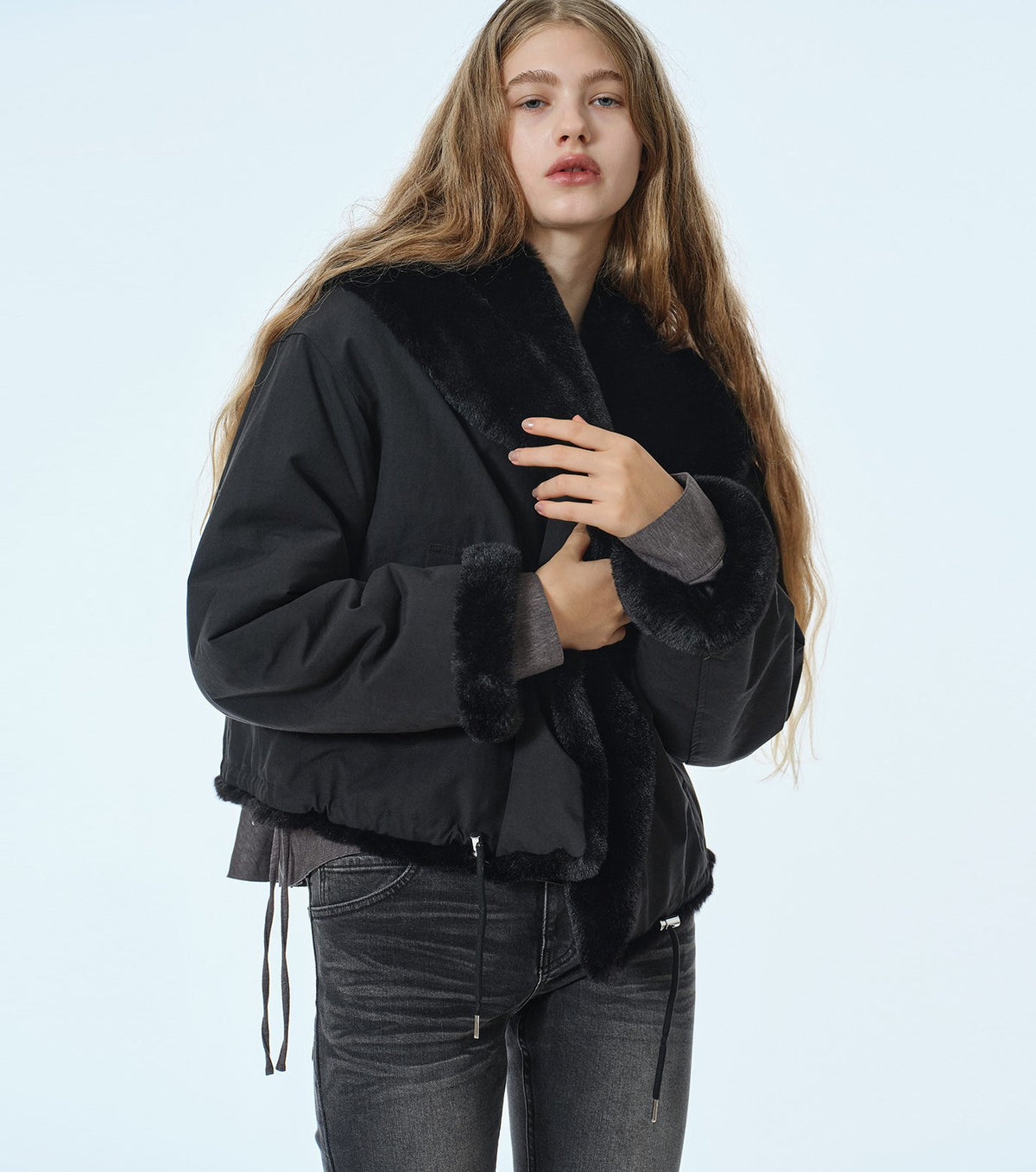 Reversible Faux Fur Jacket