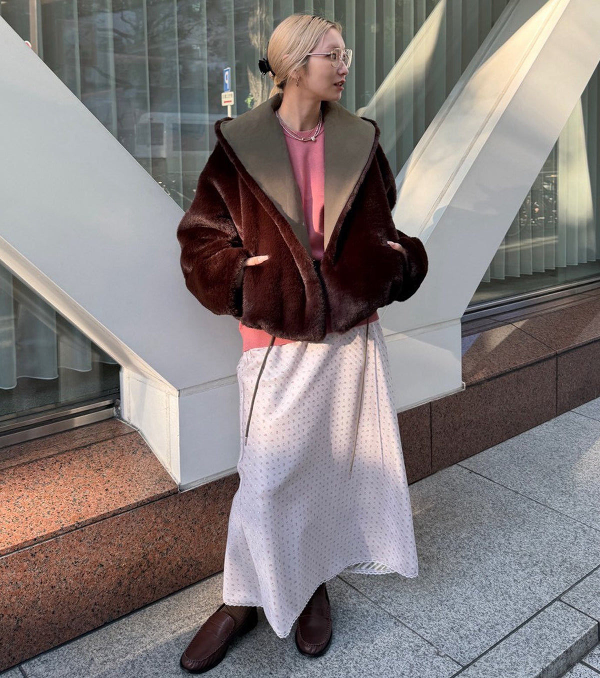 Reversible Faux Fur Jacket