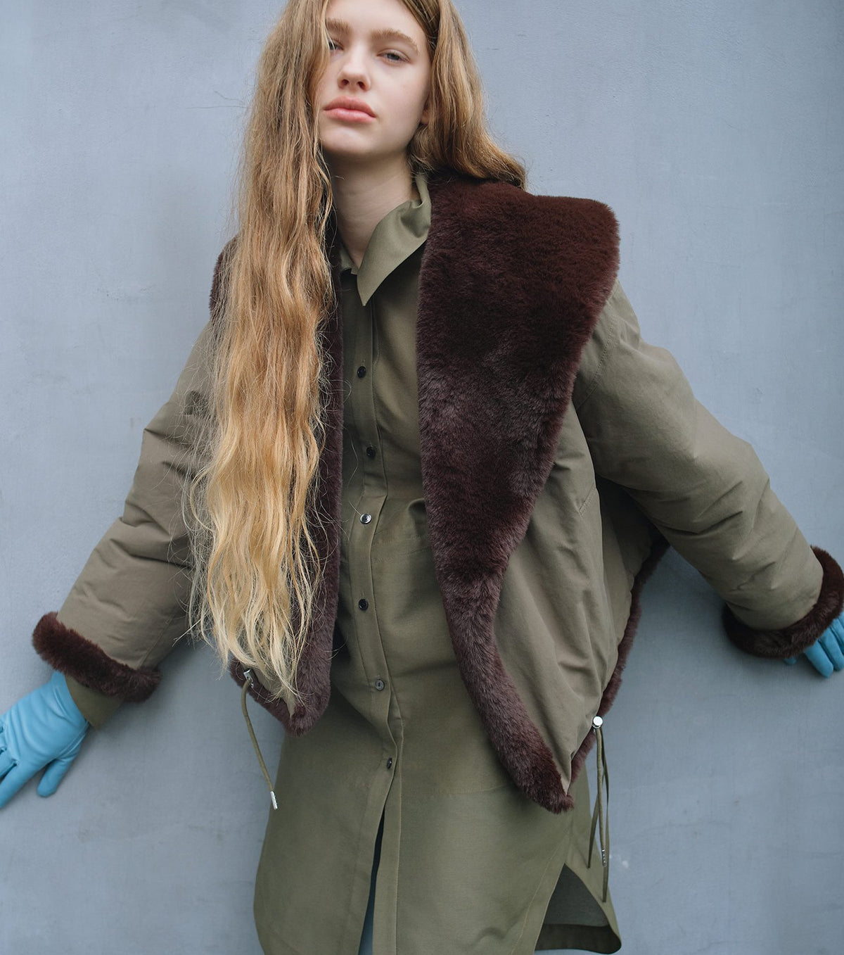 Reversible Faux Fur Jacket