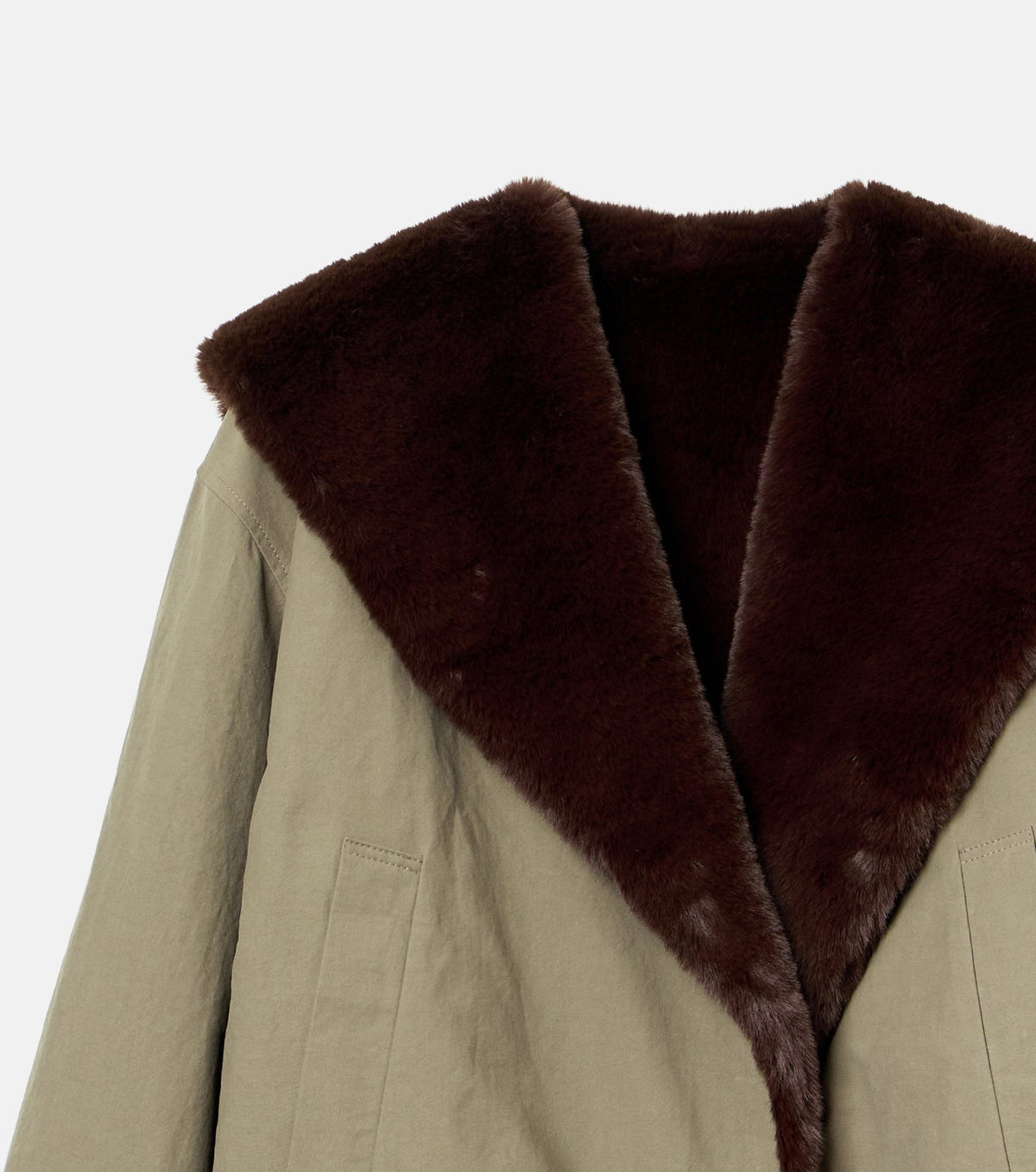 Reversible Faux Fur Jacket