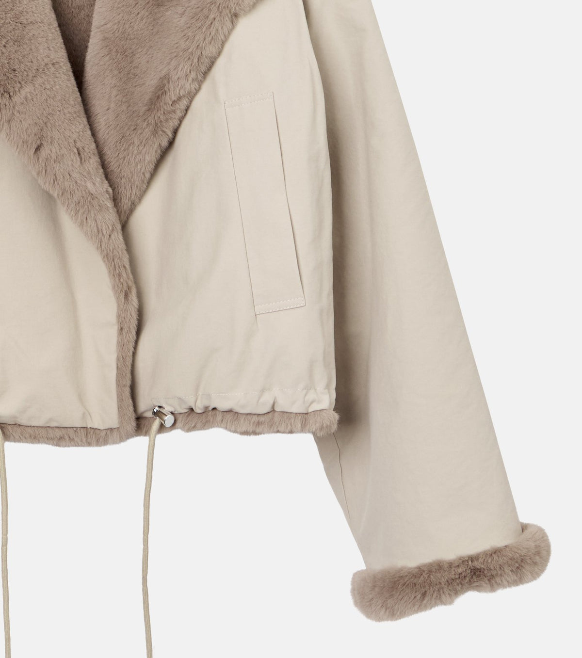 Reversible Faux Fur Jacket
