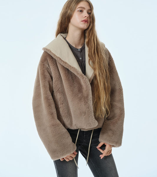 Reversible Faux Fur Jacket