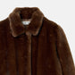 Faux Mink Short Coat