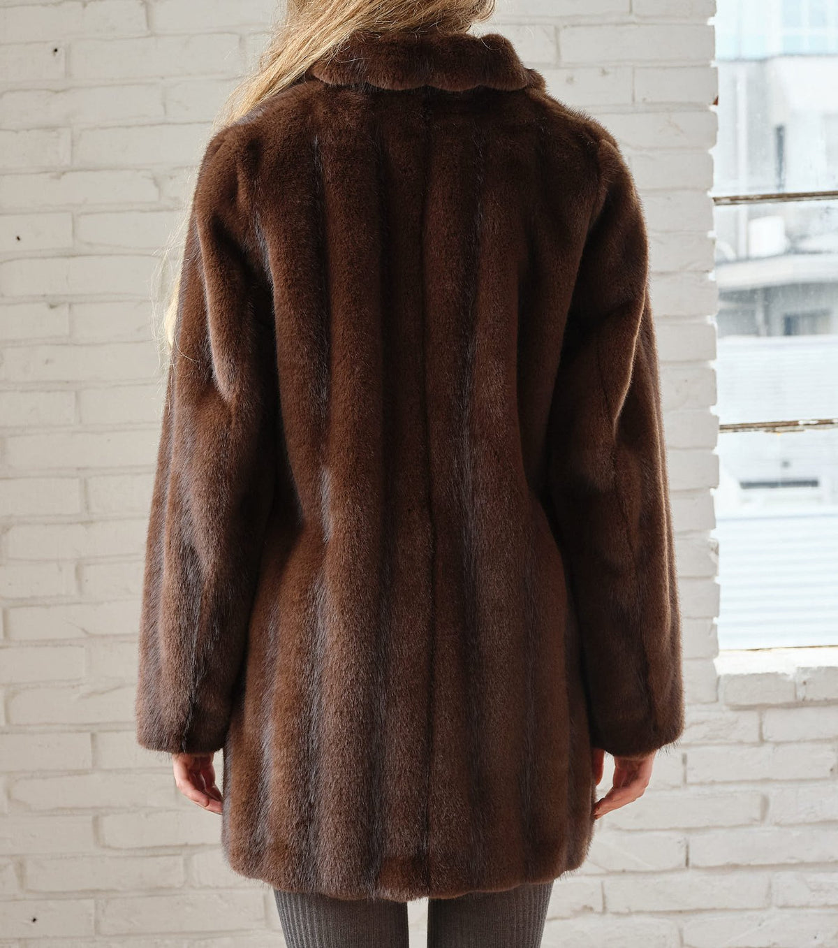 Faux Mink Short Coat
