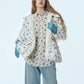 Floral Print Down Jacket