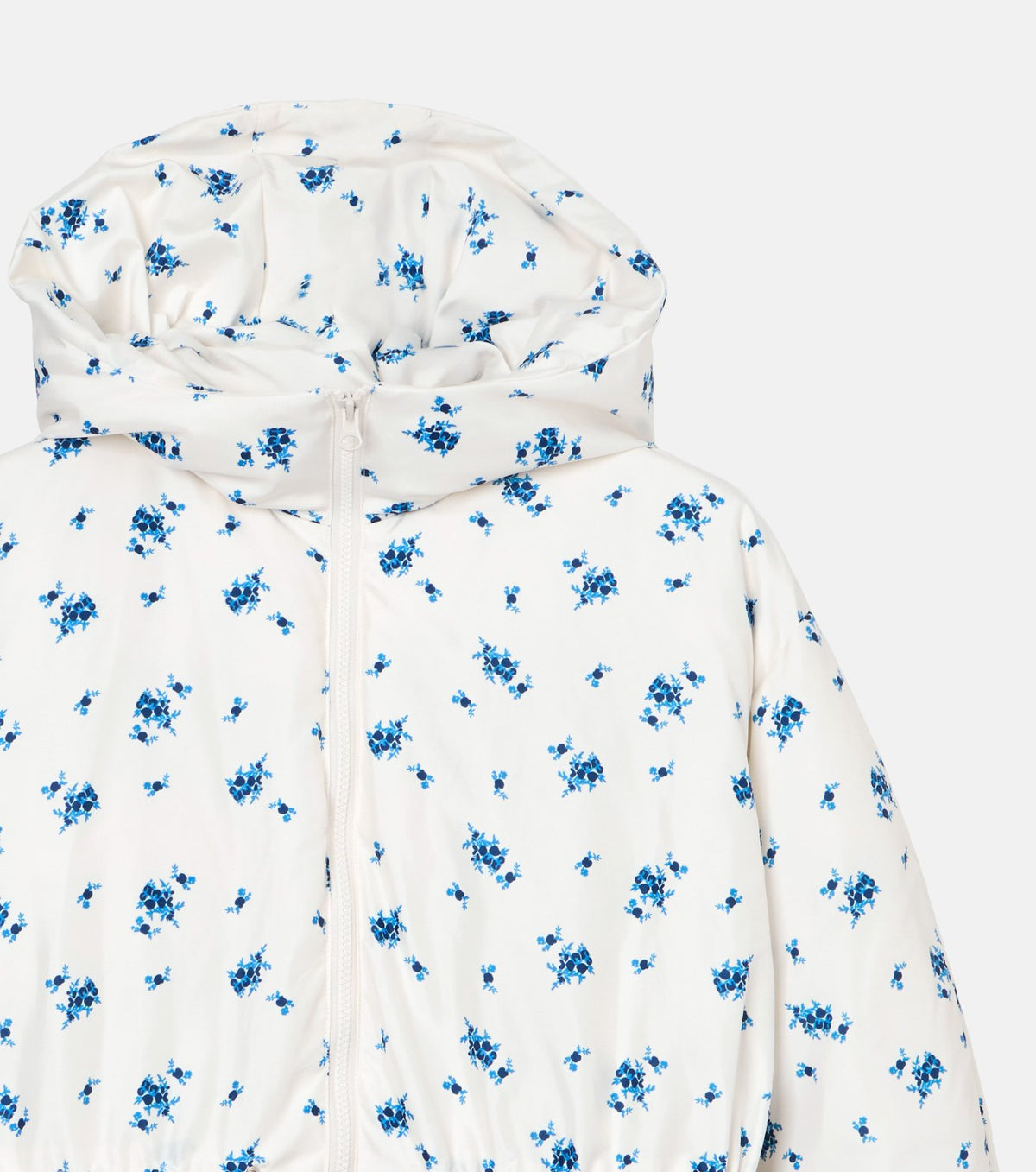 Floral Print Down Jacket