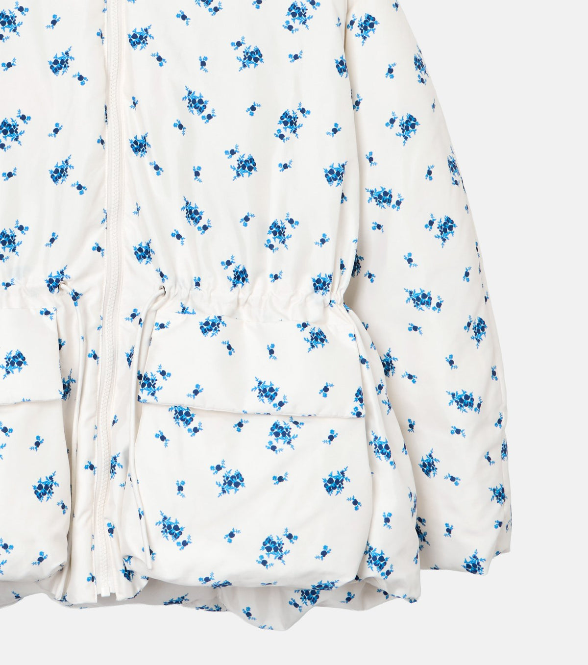 Floral Print Down Jacket