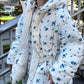 Floral Print Down Jacket