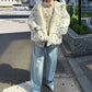 Floral Print Down Jacket