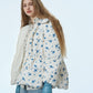 Floral Print Down Jacket
