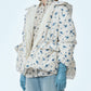 Floral Print Down Jacket