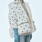Floral Print Down Jacket
