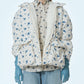 Floral Print Down Jacket