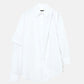 Asymmetric Tuck Sleeve Shirt