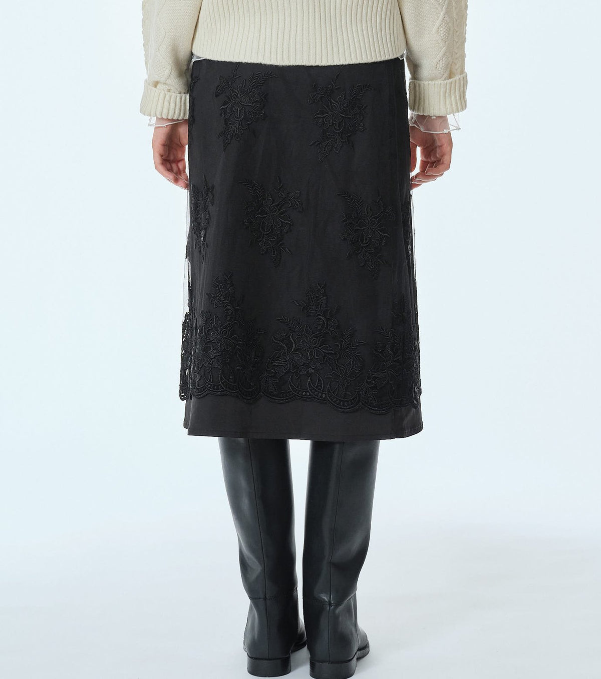 Floral Lace Skirt